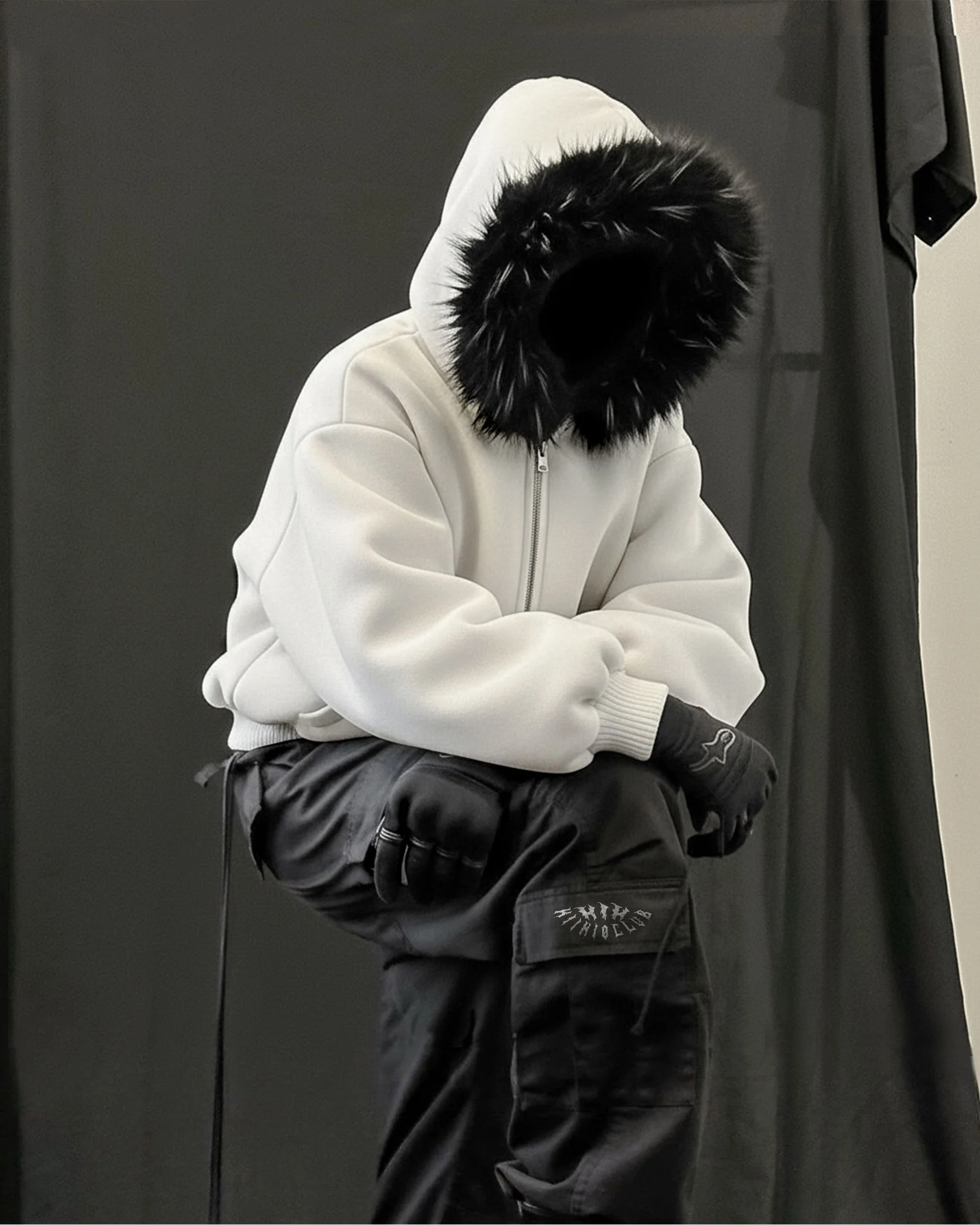 KIIKIO Fur Collar Cozy Hoodie - Image 2
