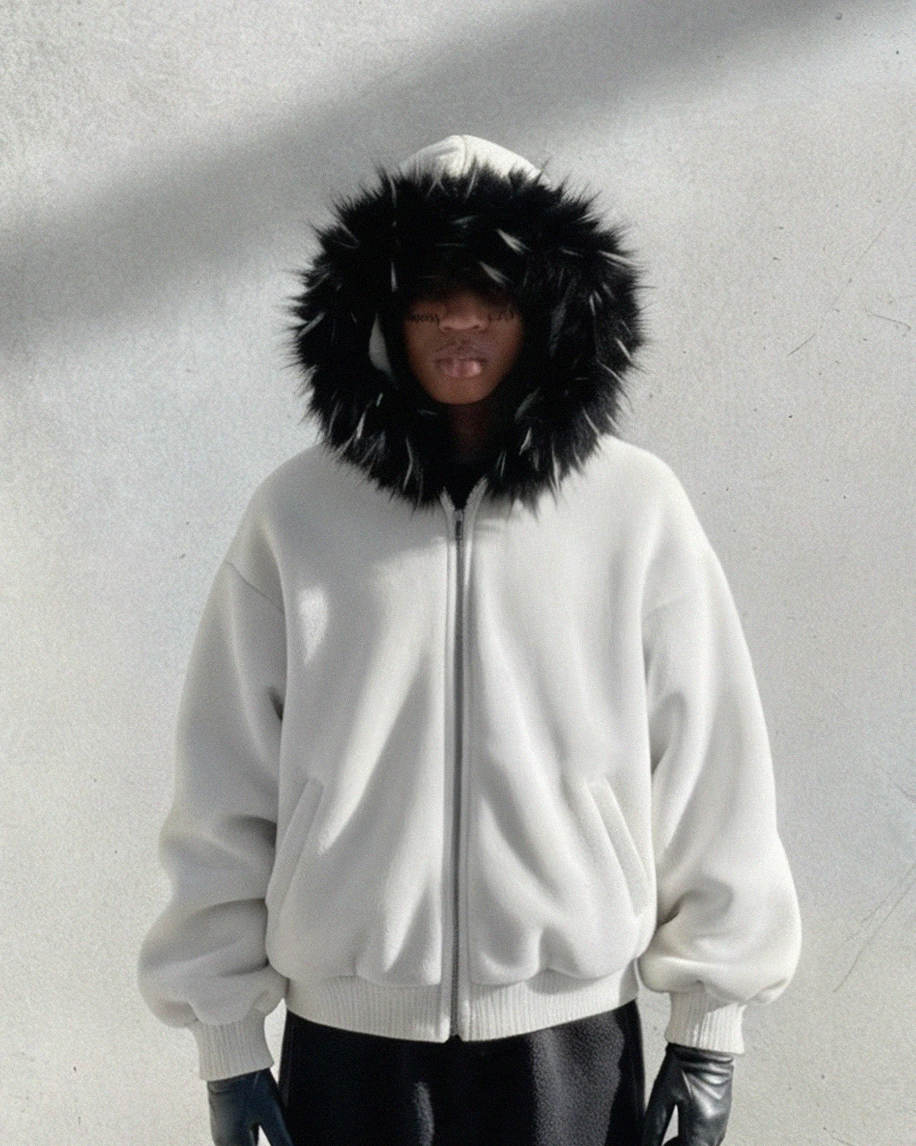 KIIKIO Fur Collar Cozy Hoodie - Image 5