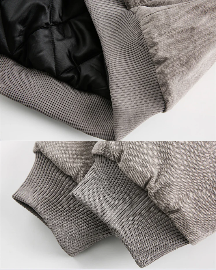 Fur-Collar Thickened Hooded Cotton Jacket - Image 6