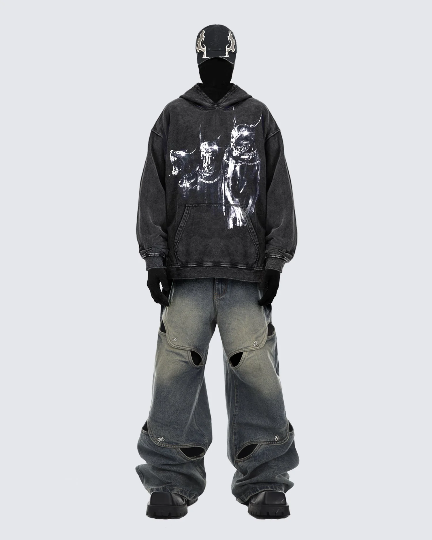 KIIKIO Street Fashion Denim Pants - Image 2