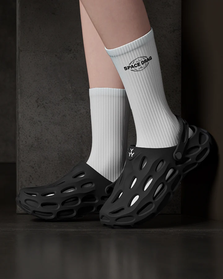 Futuristic Hollow-Out Strap Clog Sandals - Image 2