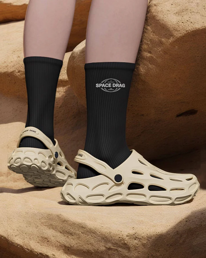 Futuristic Hollow-Out Strap Clog Sandals - Image 4