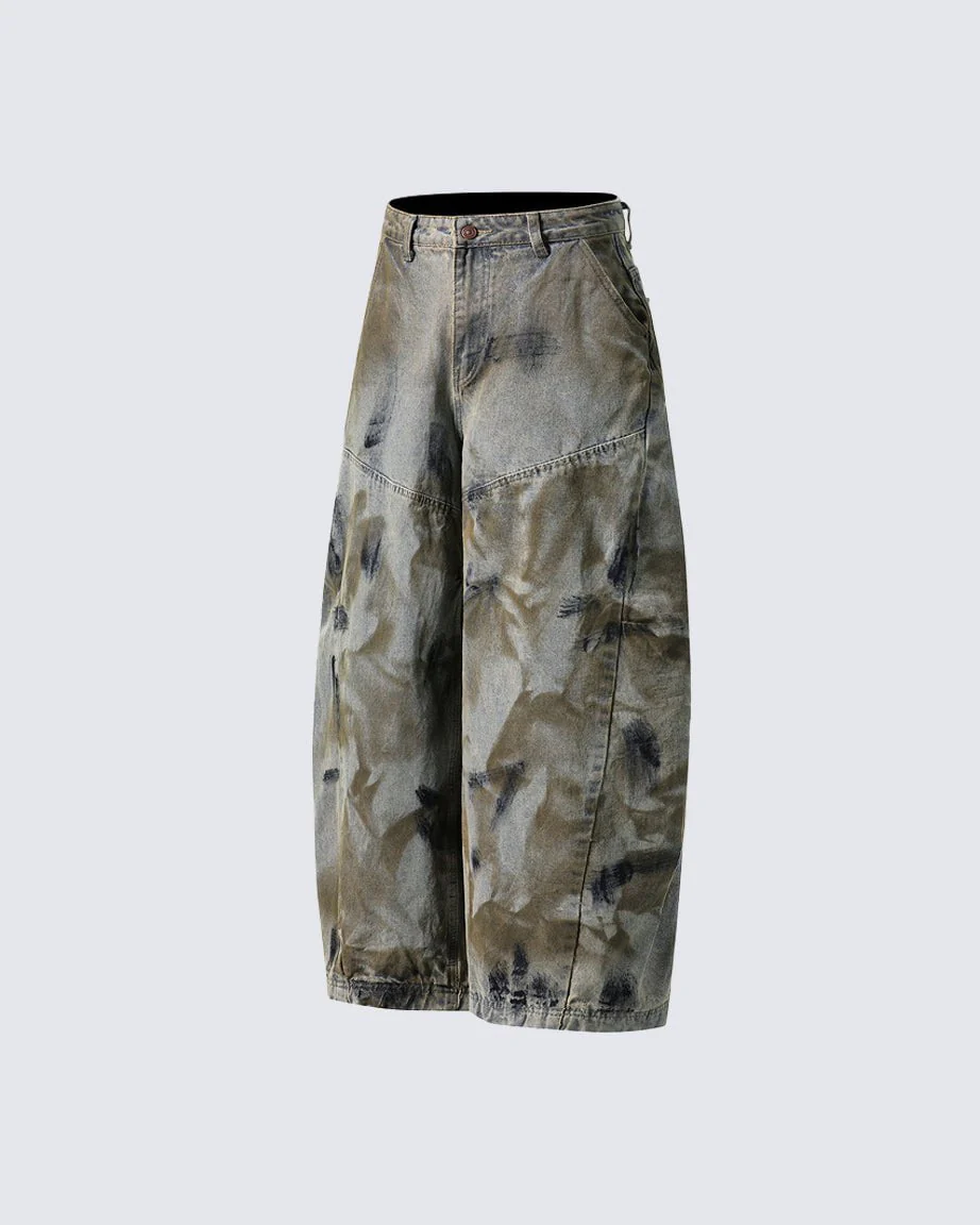 Ghosted Camo Baggy Pants - Image 2