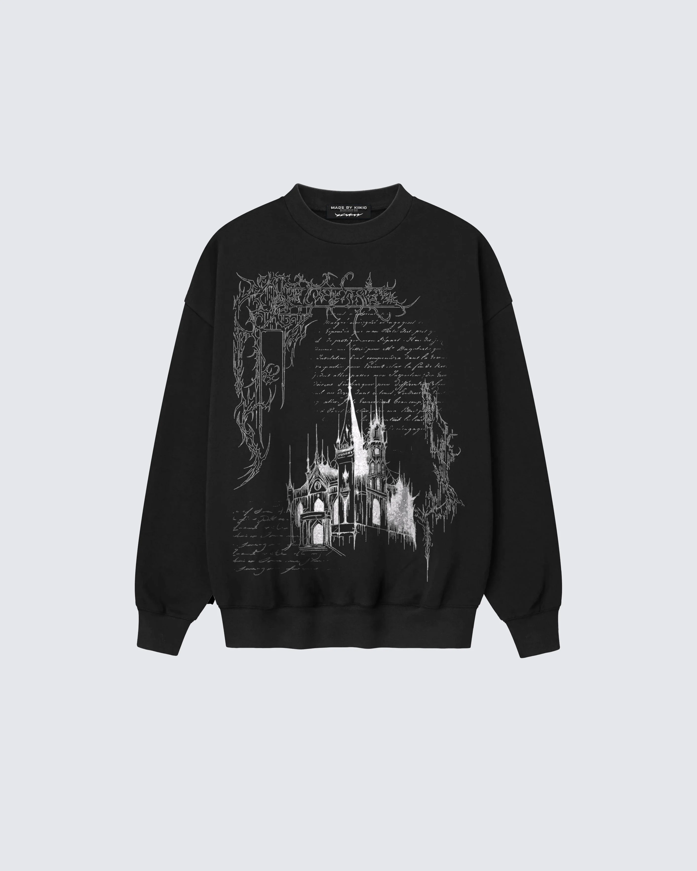 Gothic Castle Graphic Sweatshirt - Image 3
