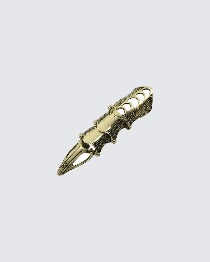 "GOTHIC CLAW" Articulated Armor Finger Ring - Image 3