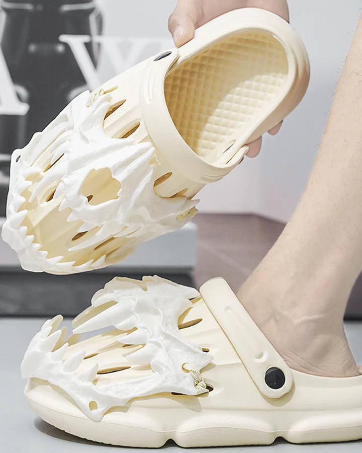 Gothic Dragon Skull EVA Slide Sandals - Image 4