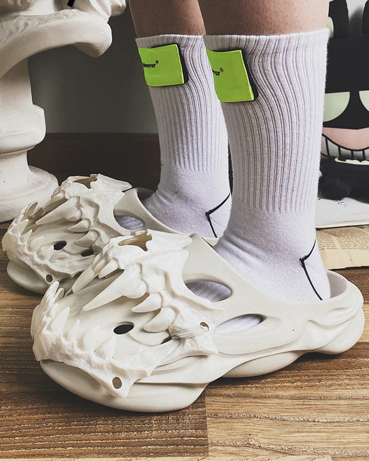 Gothic Dragon Skull EVA Slide Sandals - Image 6