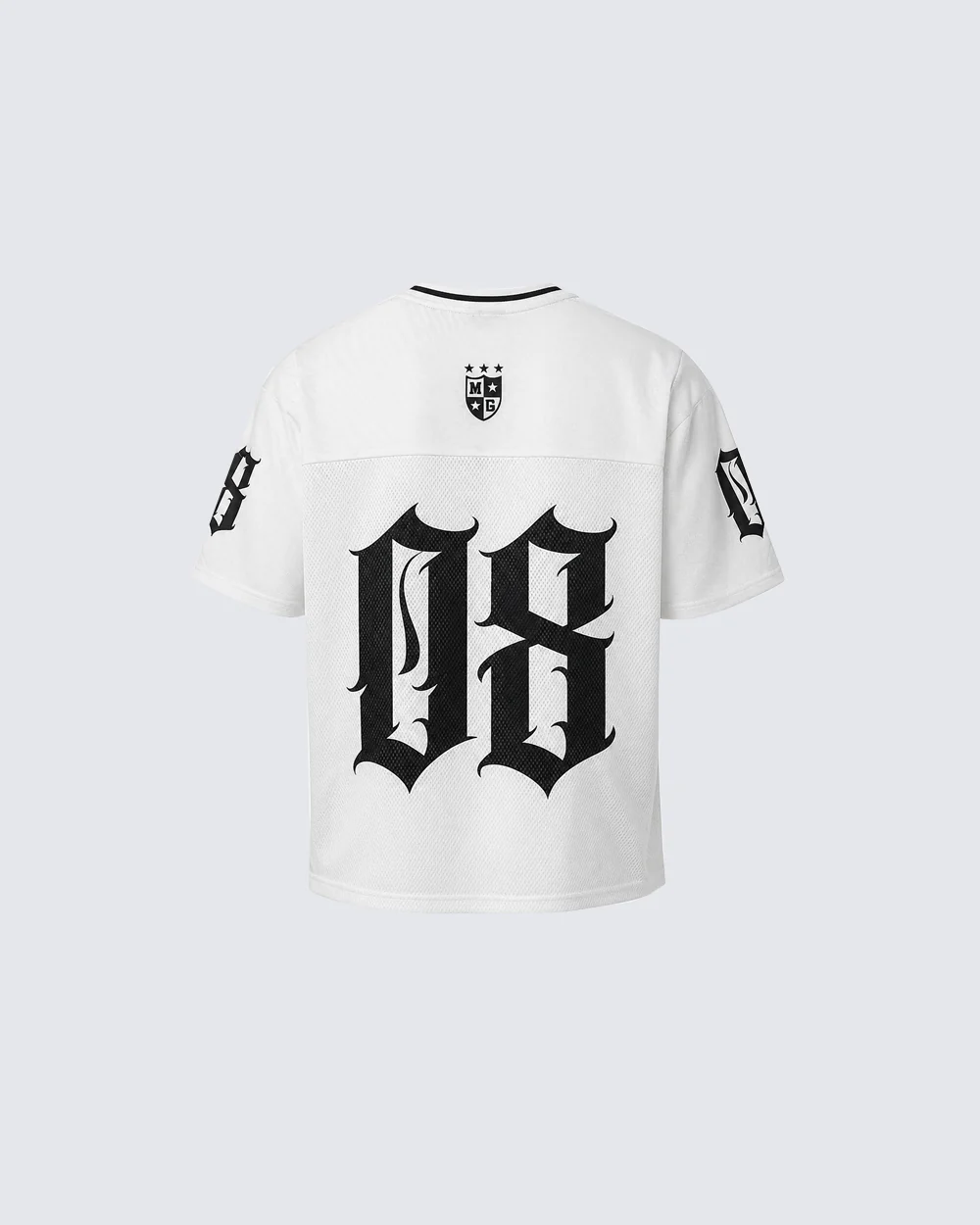 Gothic Number Mesh Jersey Tee - Image 4