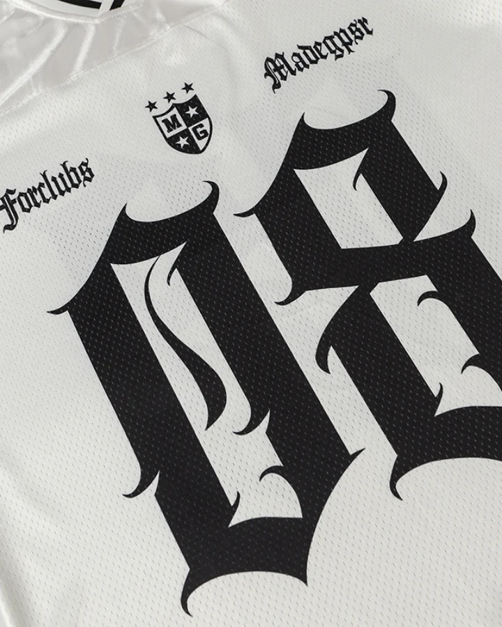 Gothic Number Mesh Jersey Tee - Image 6