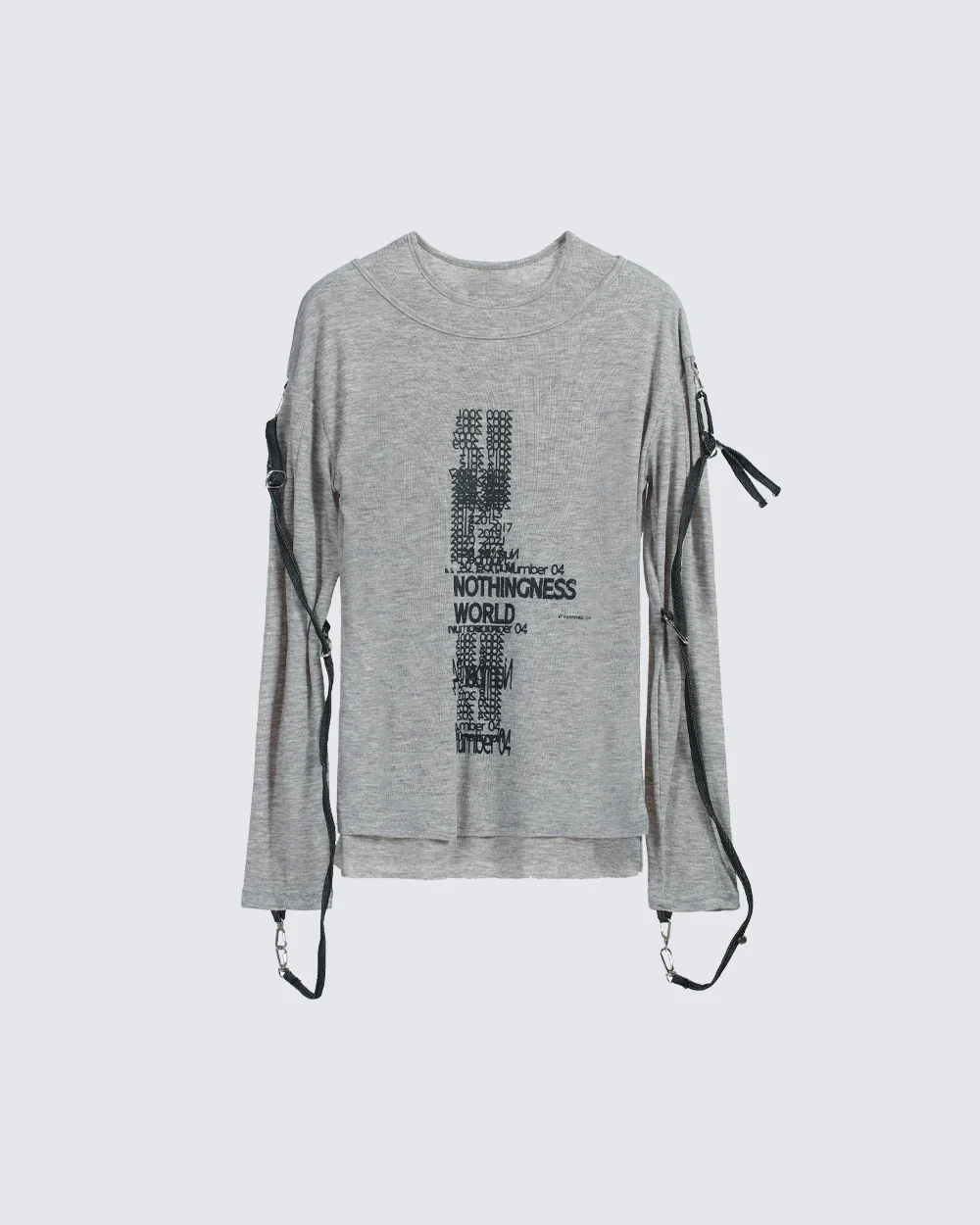 Gothic Skull Print Long Sleeve T-Shirt - Image 6