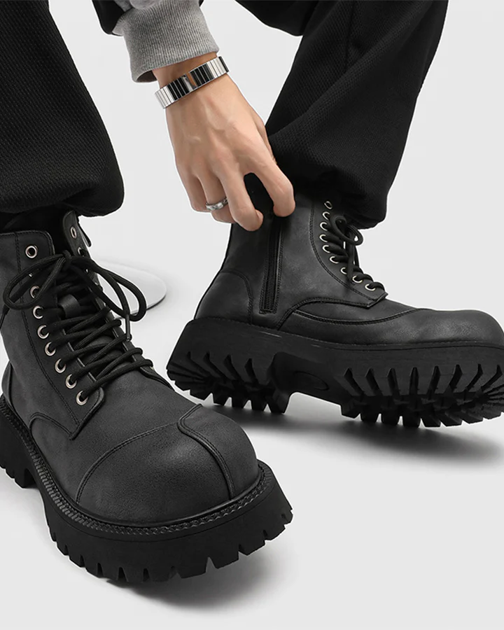 Gothic Street Thick Sole Boots - Image 8