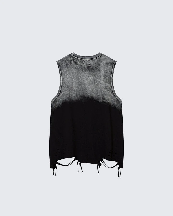 Gradient Wash Pendant Street Tank Top - Image 2