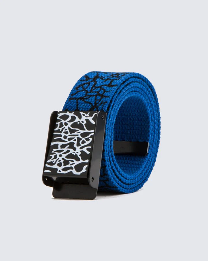 Graffiti-Print Buckle Canvas Belt - Image 5