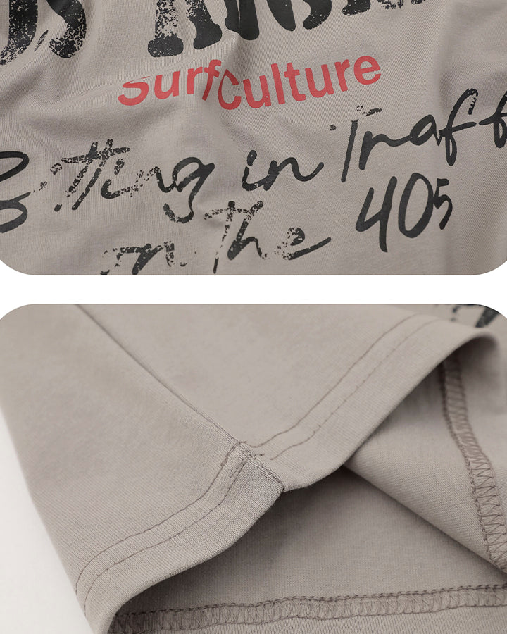 Graphic Letter Print Street Casual T Shirt - Image 10