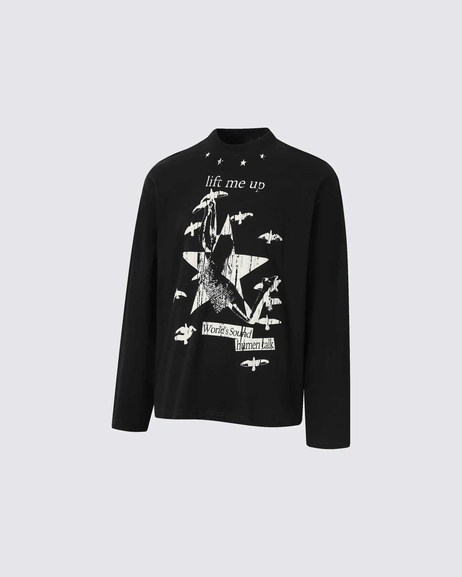Graphic Printed Long Sleeve T-Shirt - Image 2
