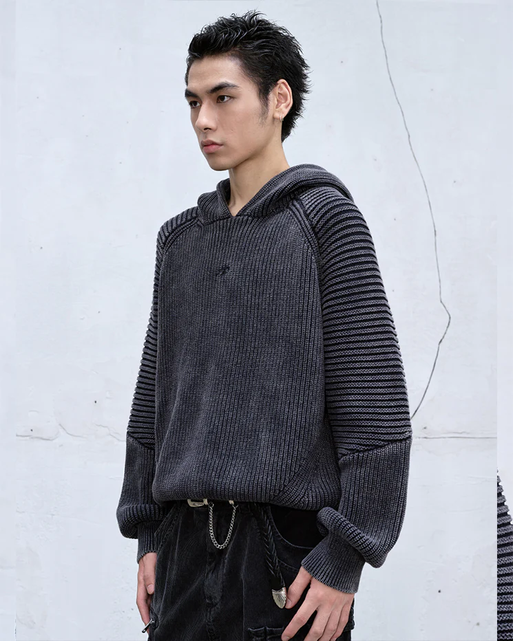 Heavy Craft Casual Knit Sweater - Image 4