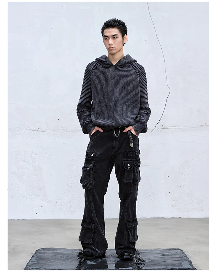 Heavy Craft Casual Knit Sweater - Image 8