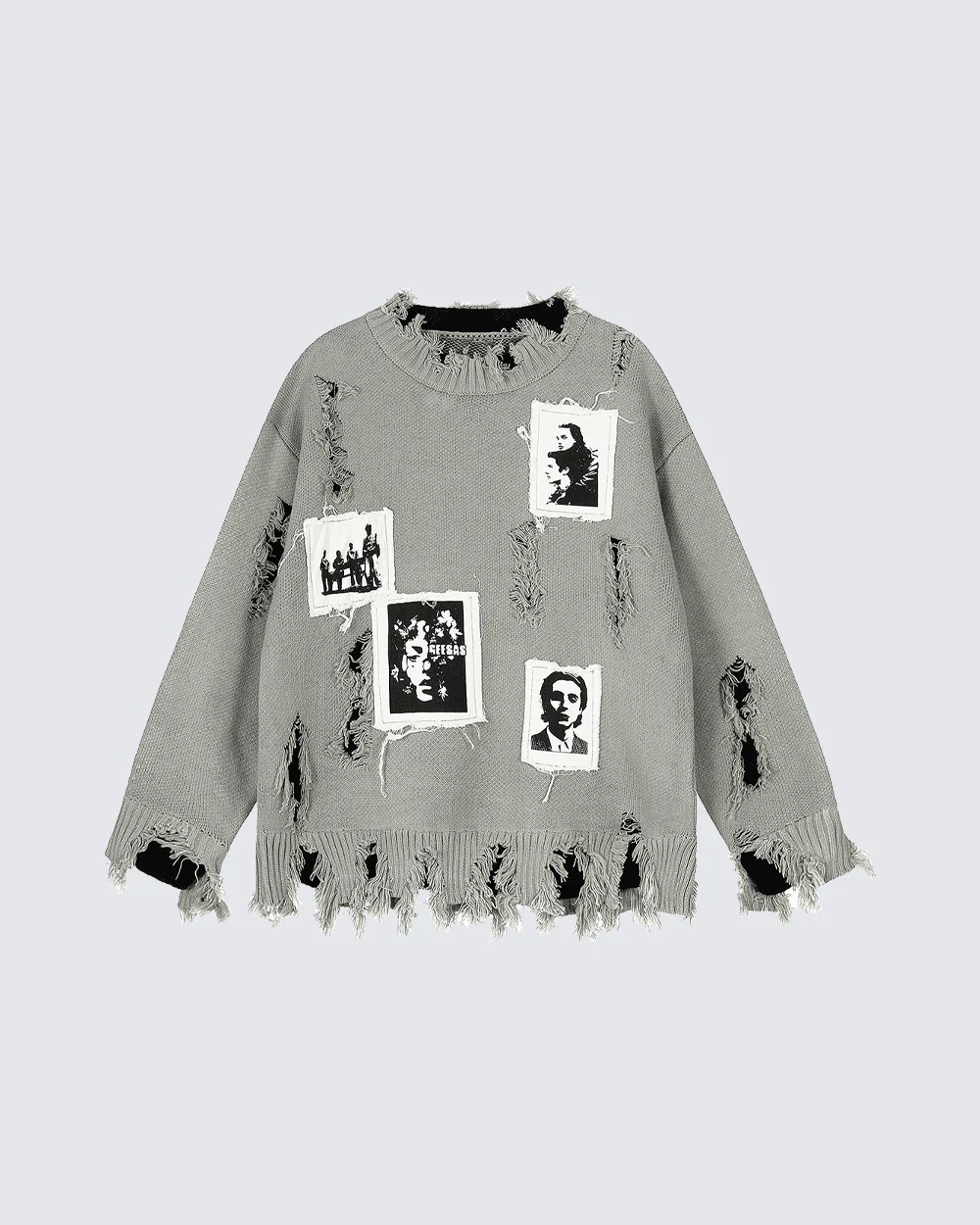 Heavy Design Statement Knit Sweater