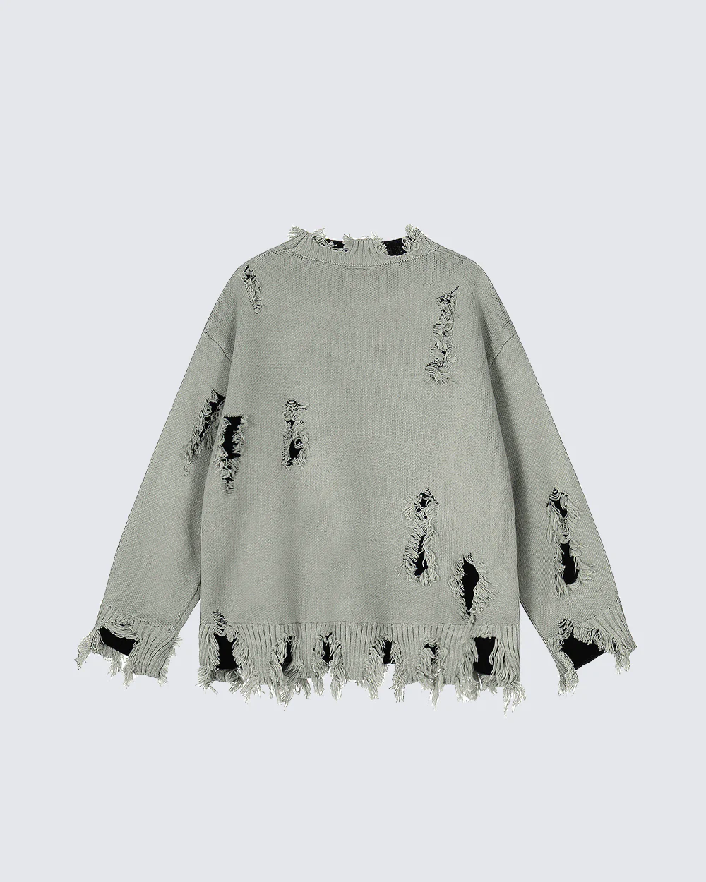 Heavy Design Statement Knit Sweater - Image 2