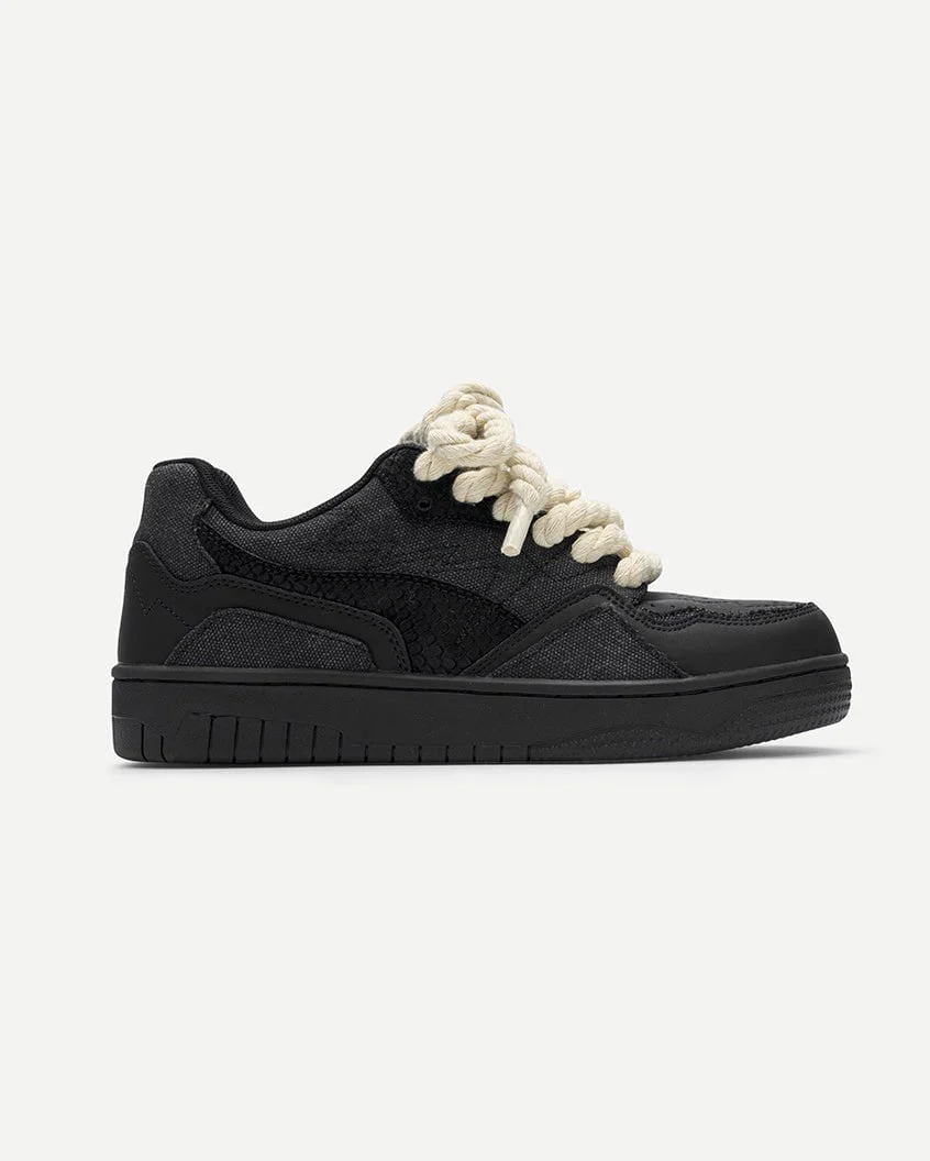 Hemp Rope Lace Low-Top Sneakers - Image 3
