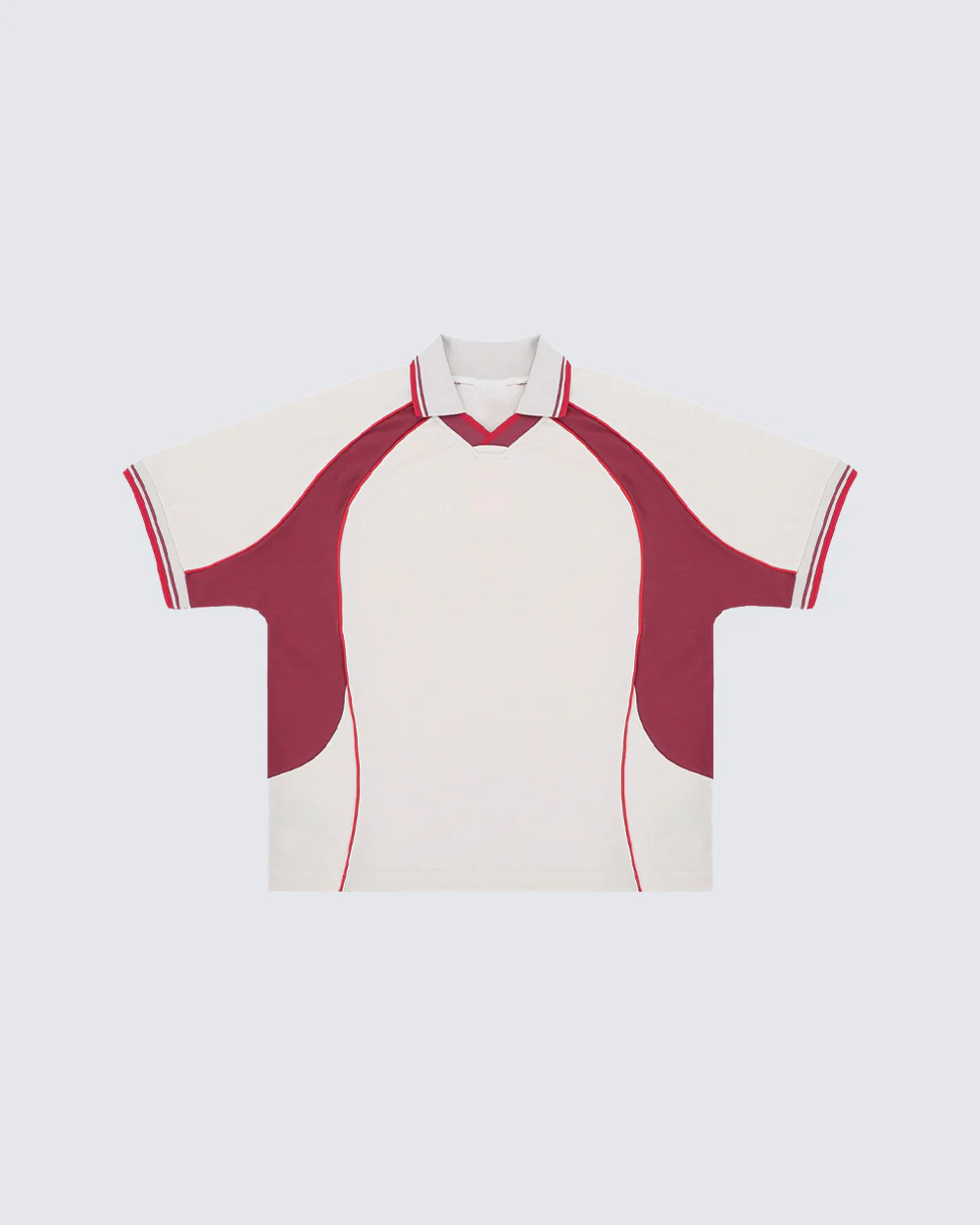 High Street Contrast Raglan Polo T-Shirt - Image 2