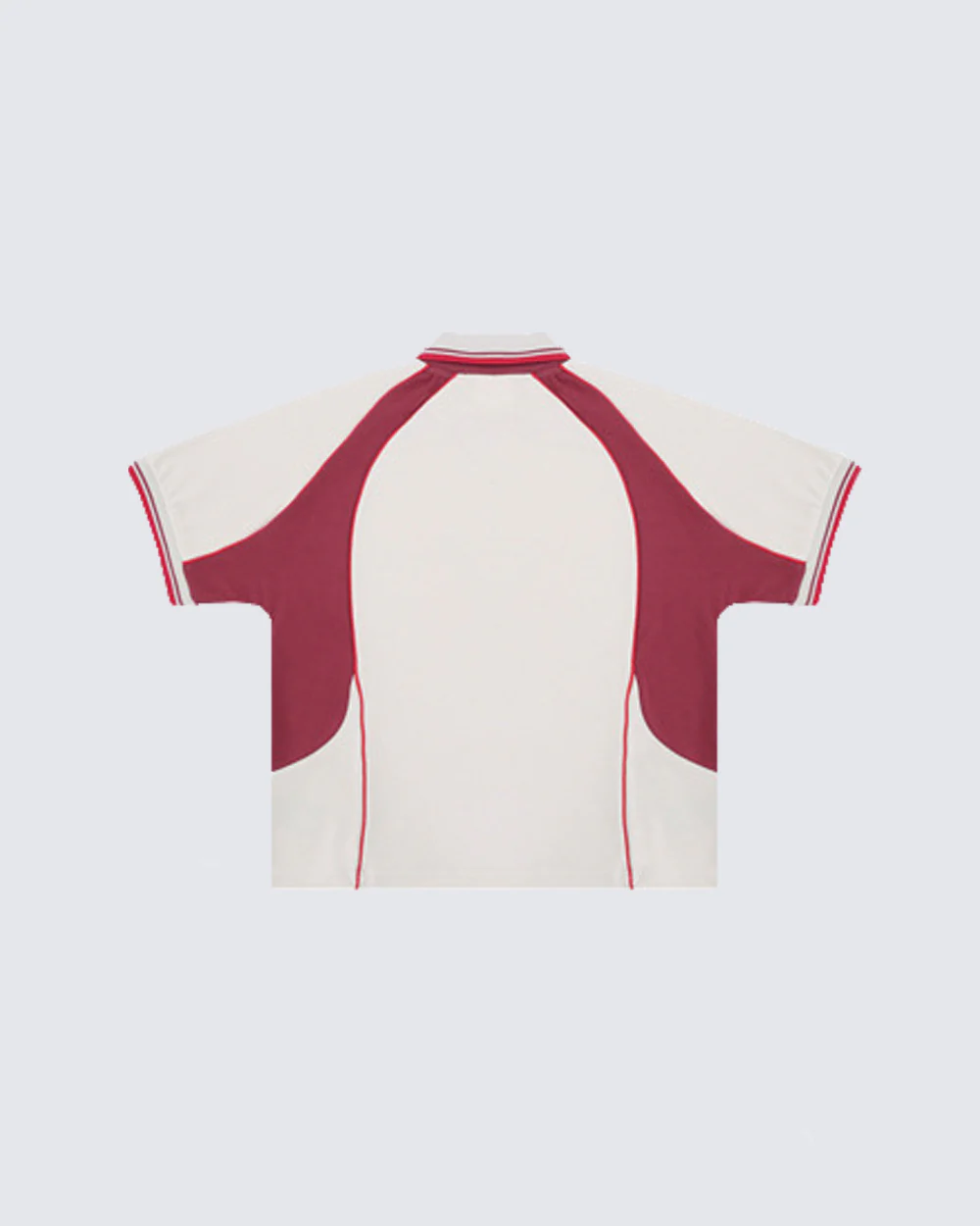 High Street Contrast Raglan Polo T-Shirt - Image 3