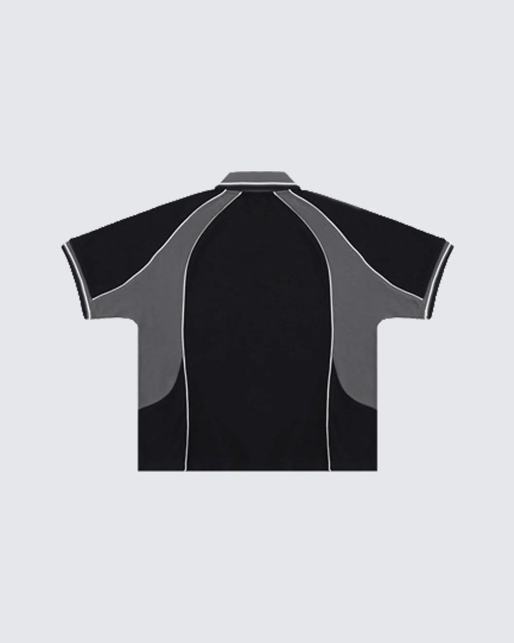 High Street Contrast Raglan Polo T-Shirt - Image 4