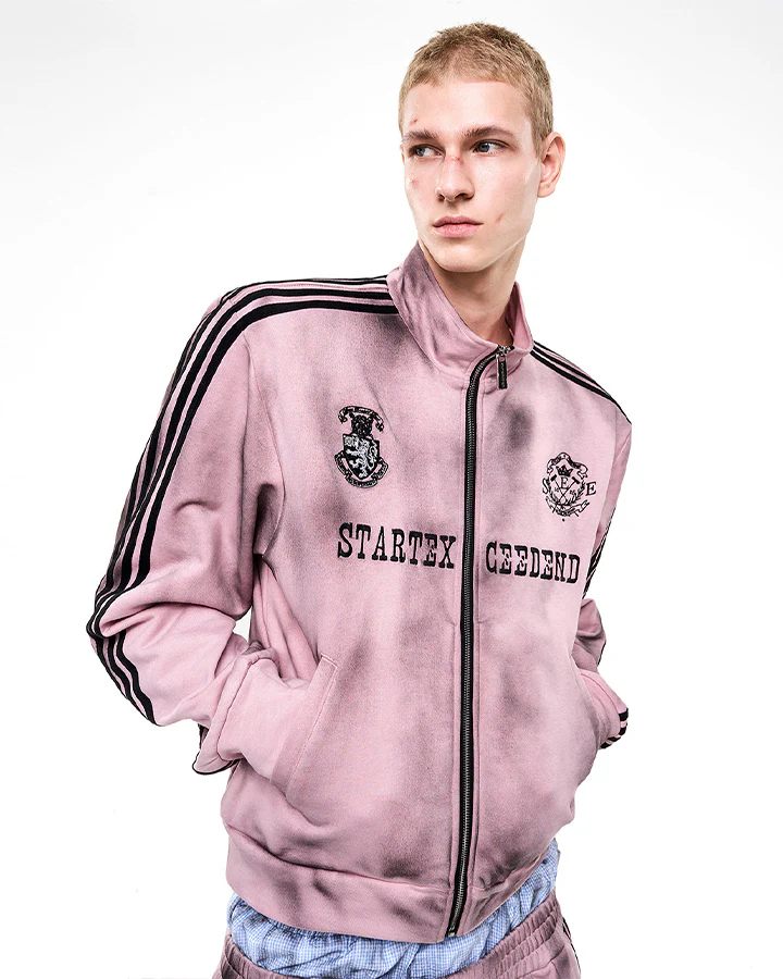 High Street Zip-Up Stand Collar Jacket - Image 3