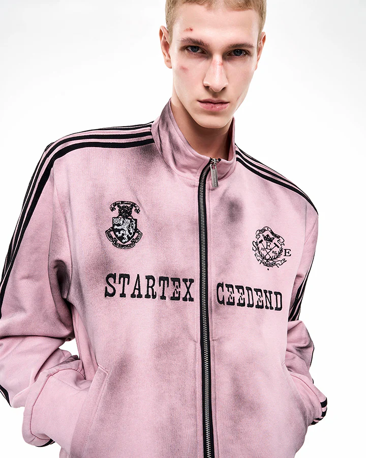 High Street Zip-Up Stand Collar Jacket - Image 5