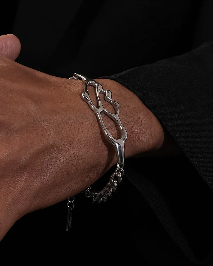 Hip-Hop Cuban Titanium Steel Bracelet - Image 3