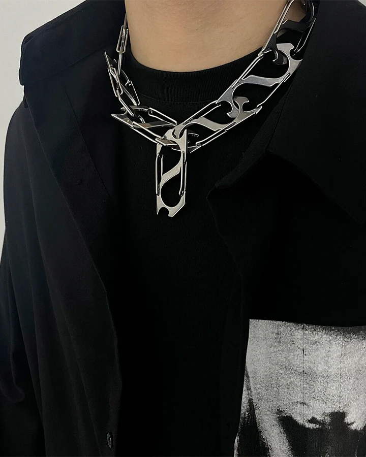Hip-Hop Modular Collar Chain - Image 5