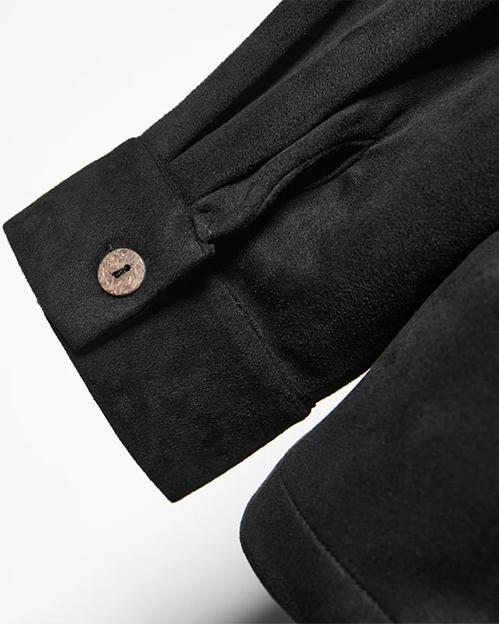 Asymmetric Collar Button-Up Shirt - Image 9