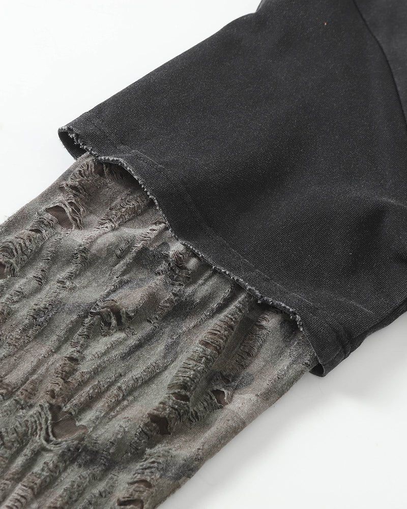 Inked Rebel Layered Tee – Street Art Meets Urban Warfare - Image 5