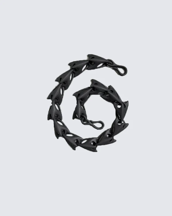 Integrated Layered Chain Pants Accessory