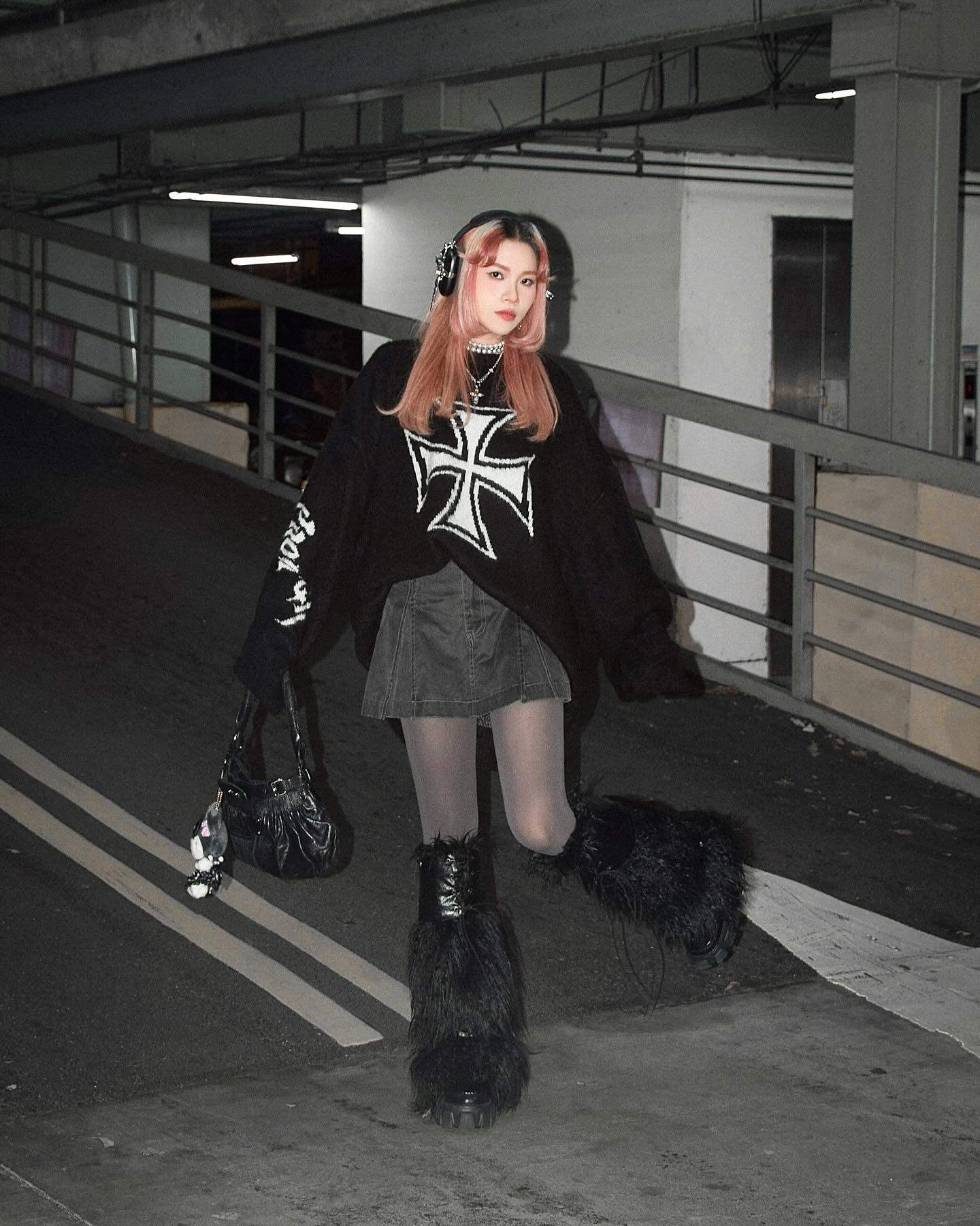 Iron Cross Jacquard Knit - Image 8