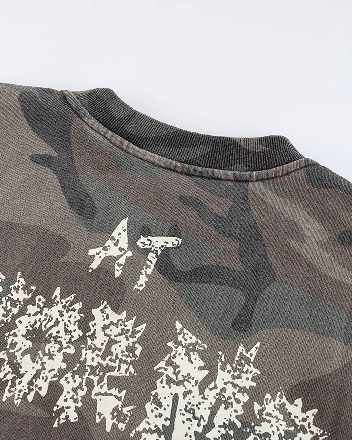 Graffiti Camo Sleeveless Oversized T-Shirt - Image 5
