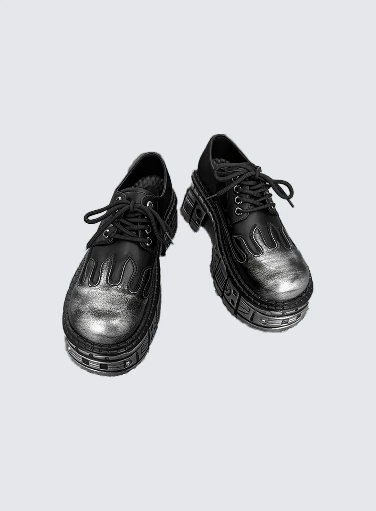 Cyber Flame Platform Derby Shoes - Image 4