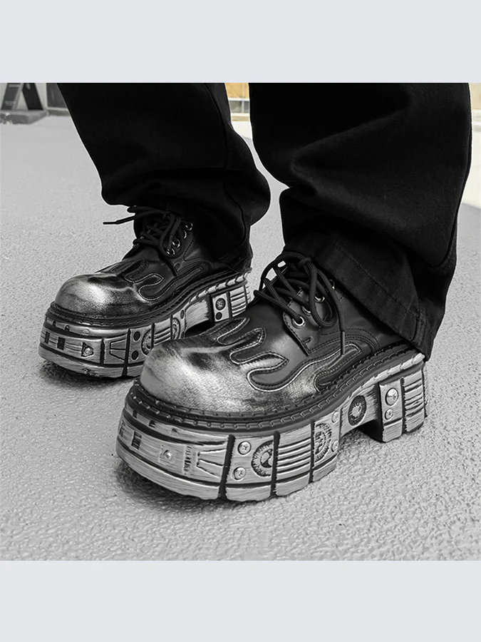 Cyber Flame Platform Derby Shoes - Image 5