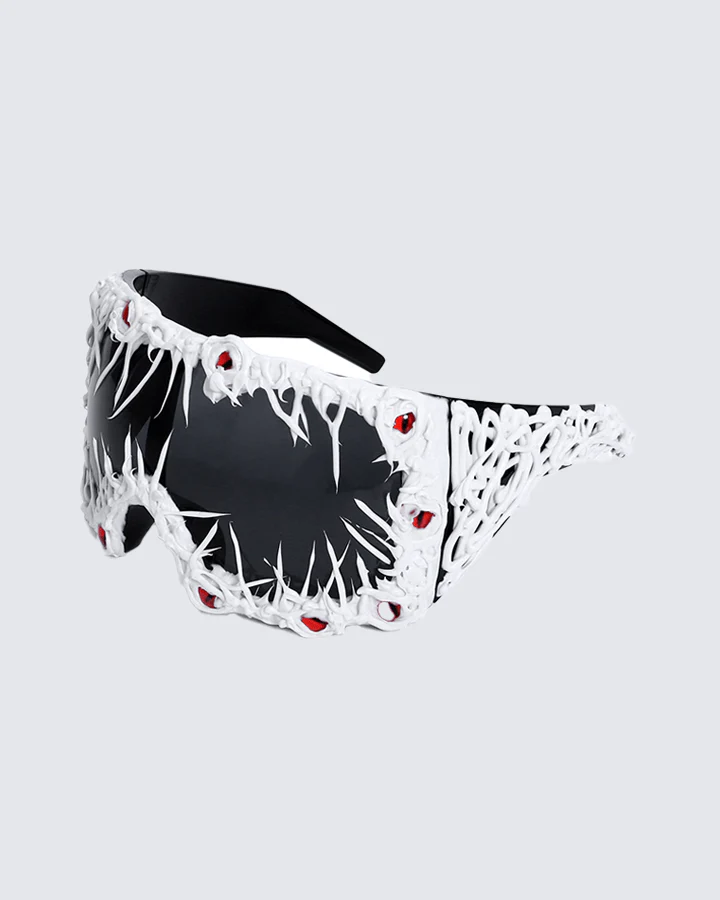 Cyberpunk Spiked Oversized Sunglasses - Image 5