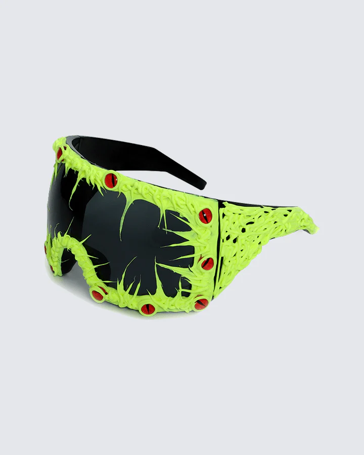 Cyberpunk Spiked Oversized Sunglasses - Image 7