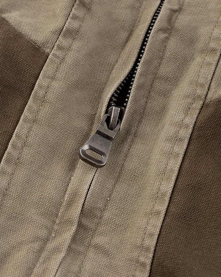 Deconstructed Patchwork Hooded Jacket - Image 12