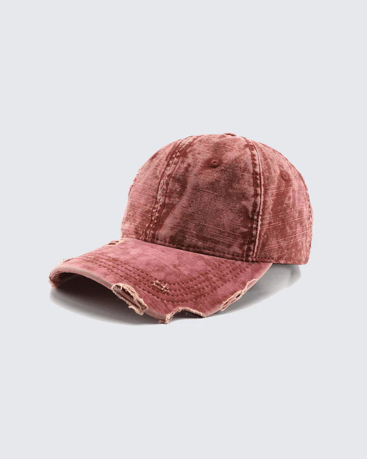 Distressed Vintage Washed Dad Hat - Image 3