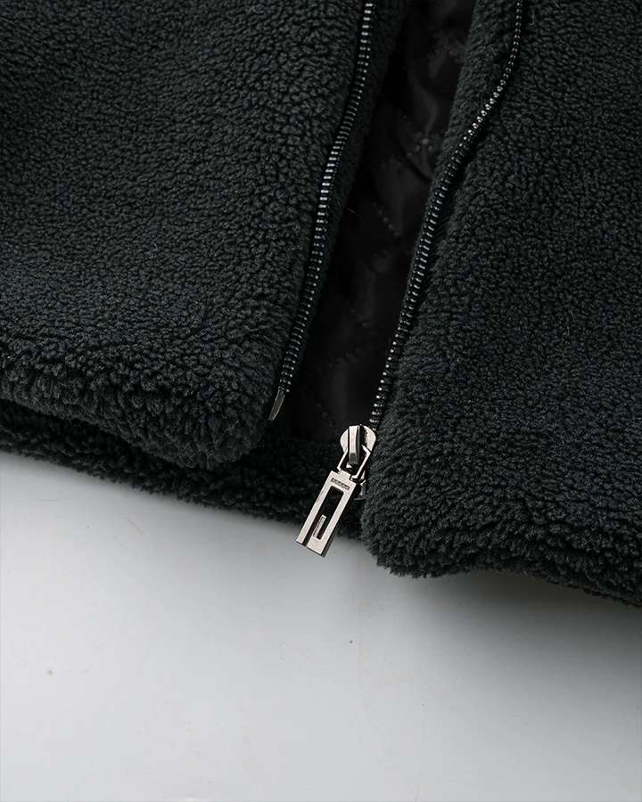 Fleece Hooded Padded Jacket - Image 6