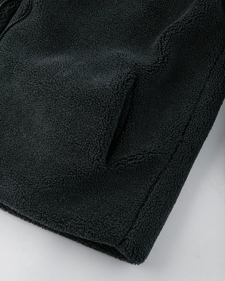 Fleece Hooded Padded Jacket - Image 8