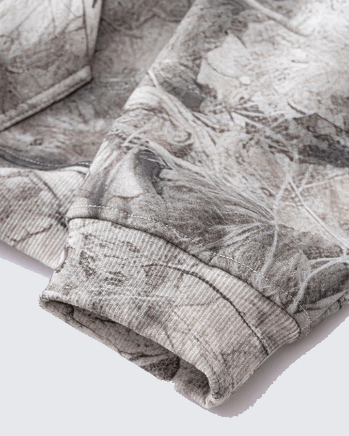 Heavyweight Fleece Camo Hoodie Cotton Blend - Image 10