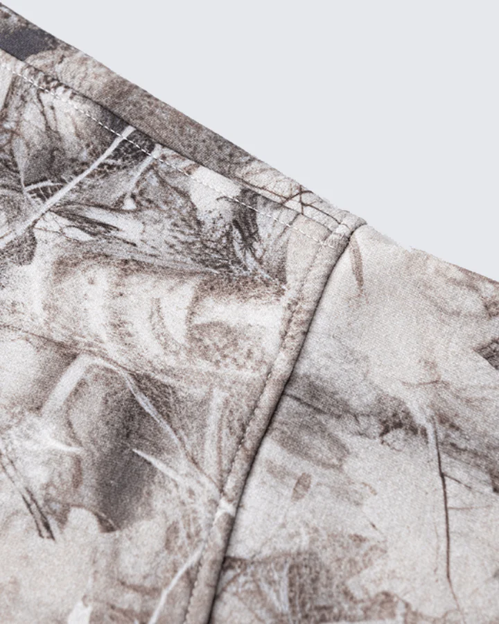 Heavyweight Fleece Camo Hoodie Cotton Blend - Image 9