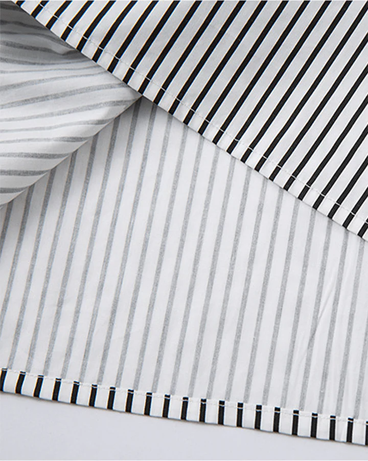 Gothic Graffiti Stripe Layered Shirt - Image 4
