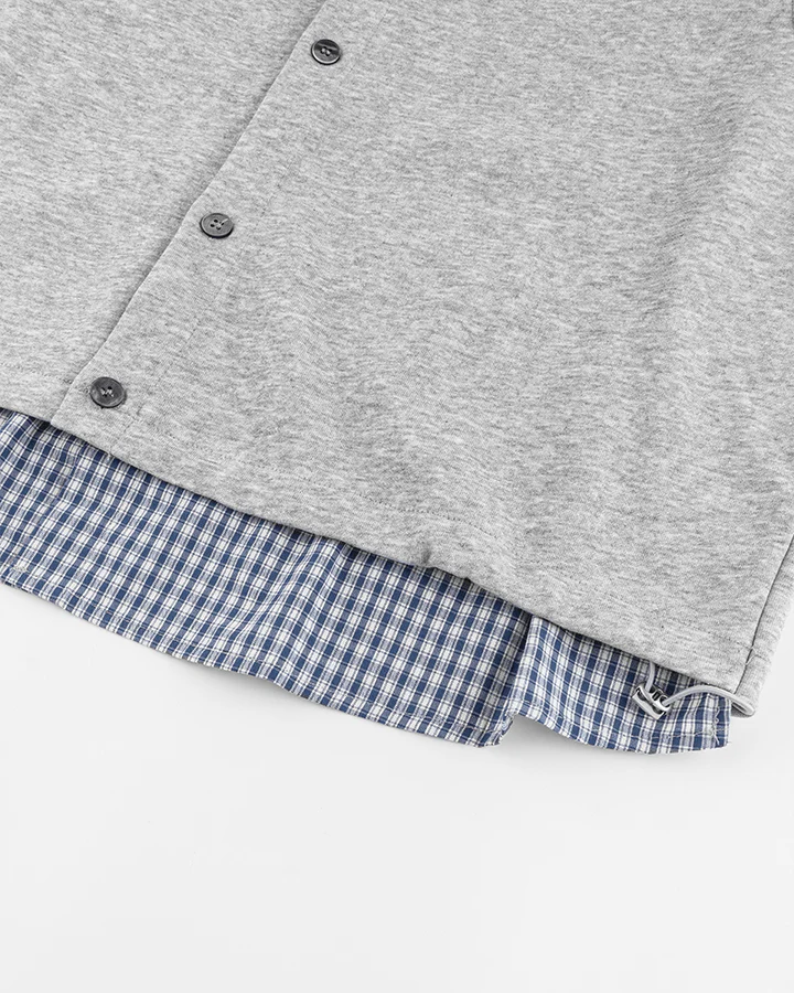 Layered Patchwork Vest Shirt - Image 11