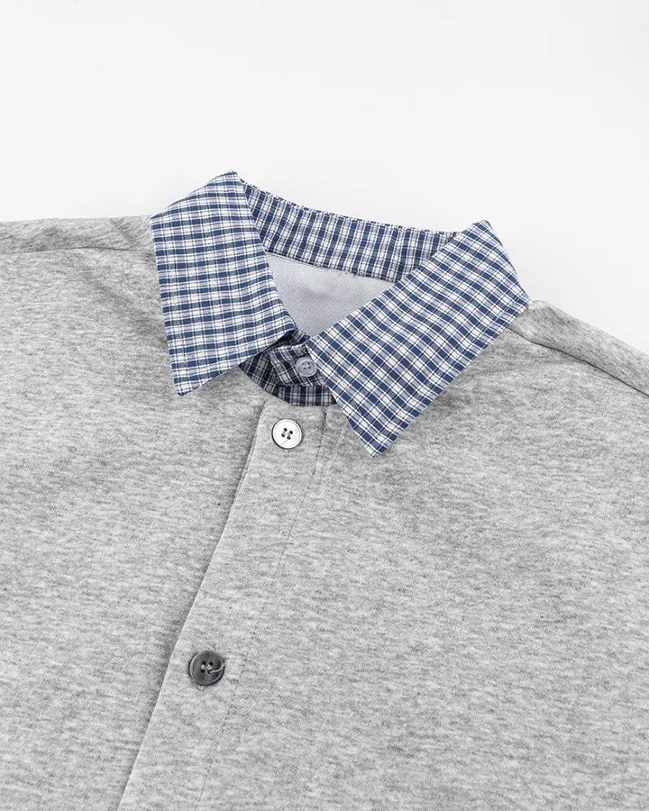 Layered Patchwork Vest Shirt - Image 6