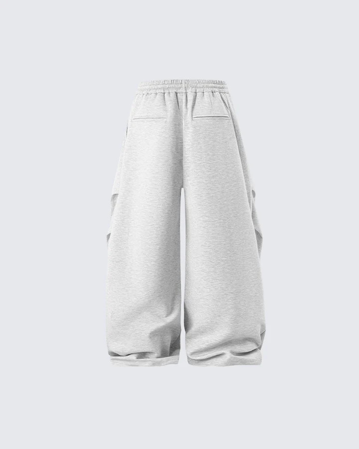 Oversized Stack-Leg Sweatpants - Image 4